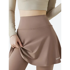 Sport leggings with integrated mini skirt - Y2k Empire