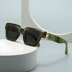 Square frame retro sunglasses - Y2k Empire