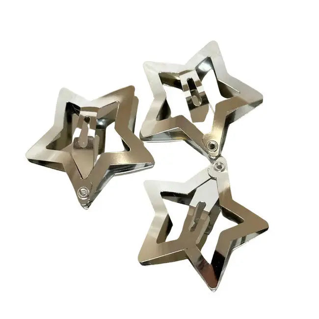 Star-shaped hair clips set: 40 adorable pieces - Y2k Empire