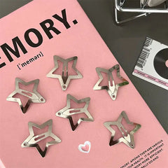 Star-shaped hair clips set: 40 adorable pieces - Y2k Empire