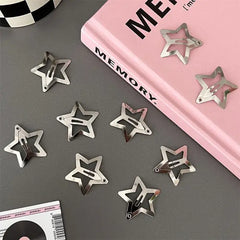 Star-shaped hair clips set: 40 adorable pieces - Y2k Empire