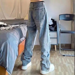 Streetwear baggy jeans for men - Y2k Empire