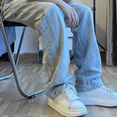 Streetwear baggy jeans for men - Y2k Empire