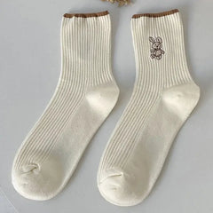 Stylish free size cotton/polyester socks - Y2k Empire