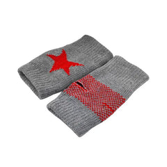 Stylish star knitted fingerless gloves - Y2k Empire