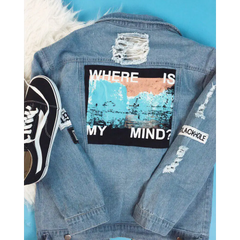 Stylish where is my mind denim jacket - Y2k Empire