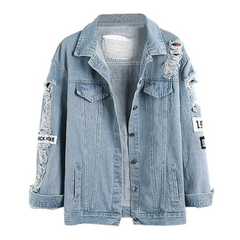 Stylish where is my mind denim jacket - Y2k Empire