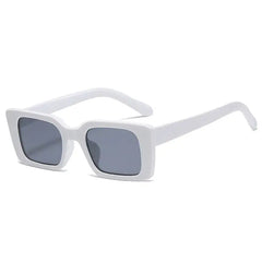 Thick frame tinted lens sunglasses - Y2k Empire