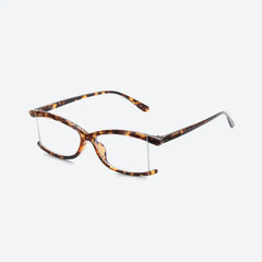 Tortoiseshell half-frame spectacles - Y2k Empire