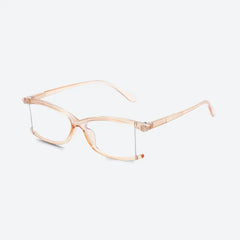 Tortoiseshell half-frame spectacles - Y2k Empire