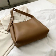 Vegan leather minimalist tote bag - Y2k Empire