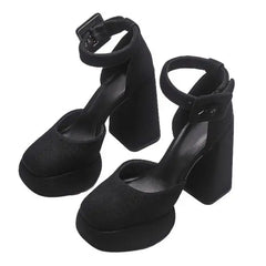 Vegan leather sandals: size up - Y2k Empire