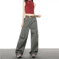 Versatile downtown cargo pants - Y2k Empire