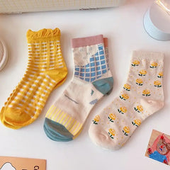 Versatile free size cotton/polyester socks - Y2k Empire