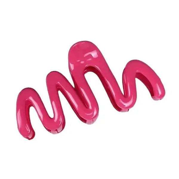 Vibrant colorful wave hair claw - Y2k Empire