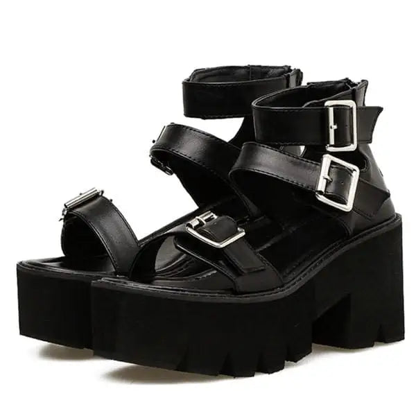 Vintage 90s platform sandals - Y2k Empire