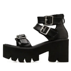 Vintage 90s platform sandals - Y2k Empire