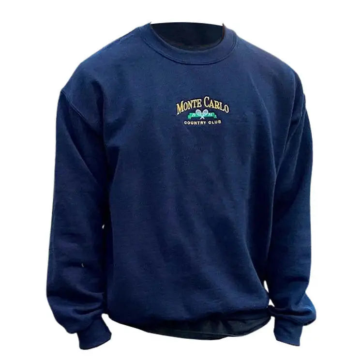 Vintage tennis embroidery sweatshirt - Y2k Empire