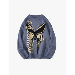 Vintage y2k butterfly sweater - Y2k Empire