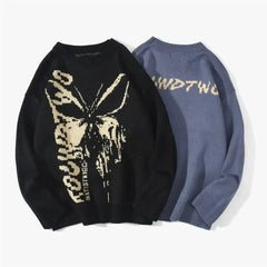 Vintage y2k butterfly sweater - Y2k Empire