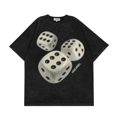 Vintage y2k dice t-shirt - Y2k Empire