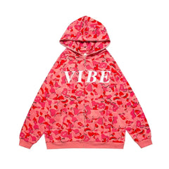 Vintage zip-up hoodie with modern twist and vibe motif - Y2k Empire