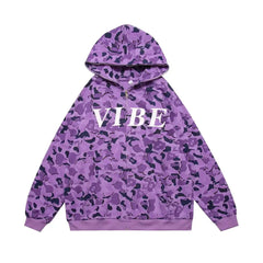 Vintage zip-up hoodie with modern twist and vibe motif - Y2k Empire