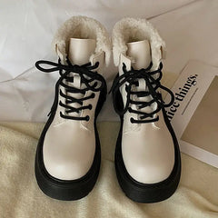 Warm sheepskin ankle boots for your new season wardrobe - Y2k Empire