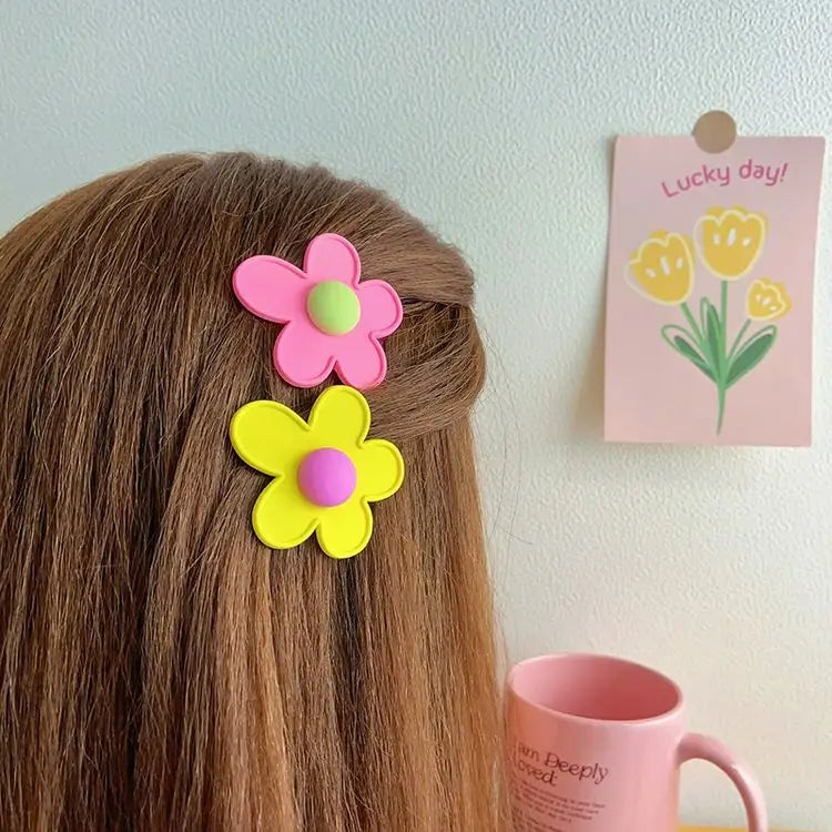 Whimsical floral hair clips - Y2k Empire