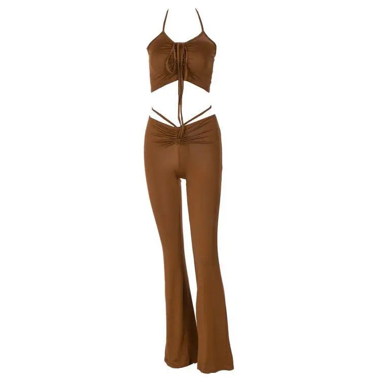 Women’s high-waisted wide leg pants - Y2k Empire