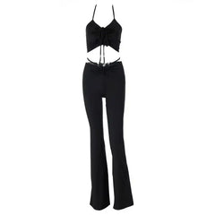 Women’s high-waisted wide leg pants - Y2k Empire