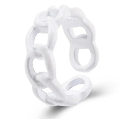 Y2k aesthetic chain ring - Y2k Empire