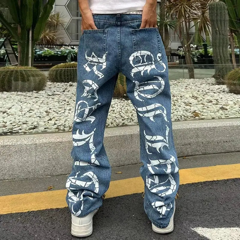 Y2k baggy jeans: vintage denim style - Y2k Empire