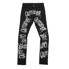 Y2k baggy printed jeans - Y2k Empire