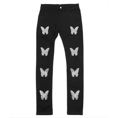 Y2k baggy printed jeans - Y2k Empire