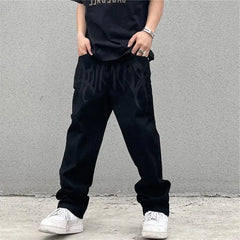 Y2k black low rise jeans - Y2k Empire