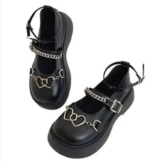 Y2k black mary jane sandals - Y2k Empire