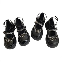 Y2k black mary jane sandals - Y2k Empire