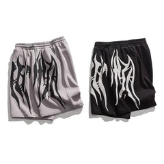 Y2k black retro style shorts - Y2k Empire