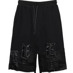 Y2k black streetwear shorts - Y2k Empire