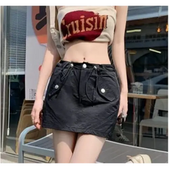 Y2k cargo mini skirt - Y2k Empire