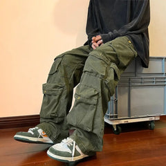 Y2k cargo pants in green - Y2k Empire