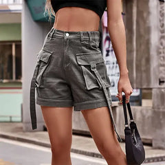 Y2k cargo shorts for women - Y2k Empire