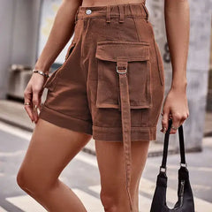 Y2k cargo shorts for women - Y2k Empire