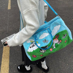 Y2k cartoon print shoulder bag - Y2k Empire