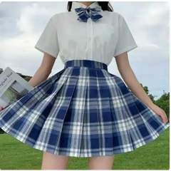 Y2k check pleated skirt - Y2k Empire