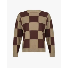 Y2k checkerboard sweatshirt - Y2k Empire