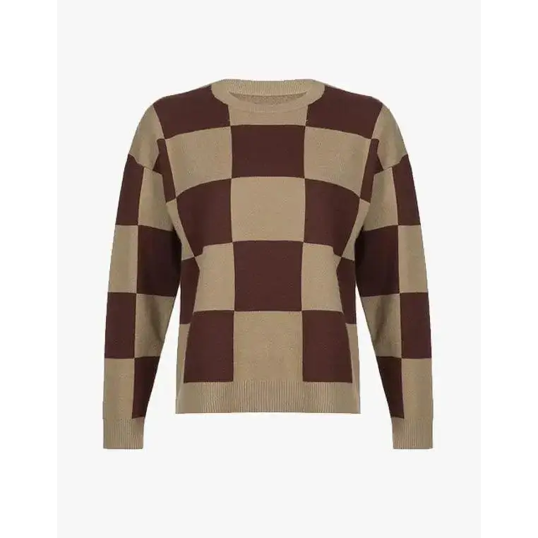 Y2k checkerboard sweatshirt - Y2k Empire