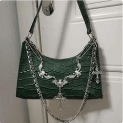 Y2k crocodile skin handbag - Y2k Empire