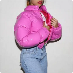 Y2k cropped puffer jacket - Y2k Empire